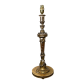 Giltwood Column Table Lamp