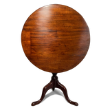 George III Mahogany Birdcage Tilt Top Tripod Table