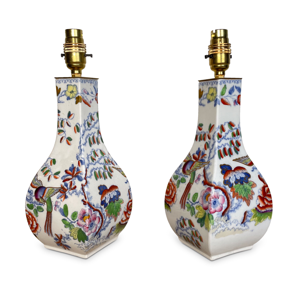 Pair of Masons Vase Table Lamps