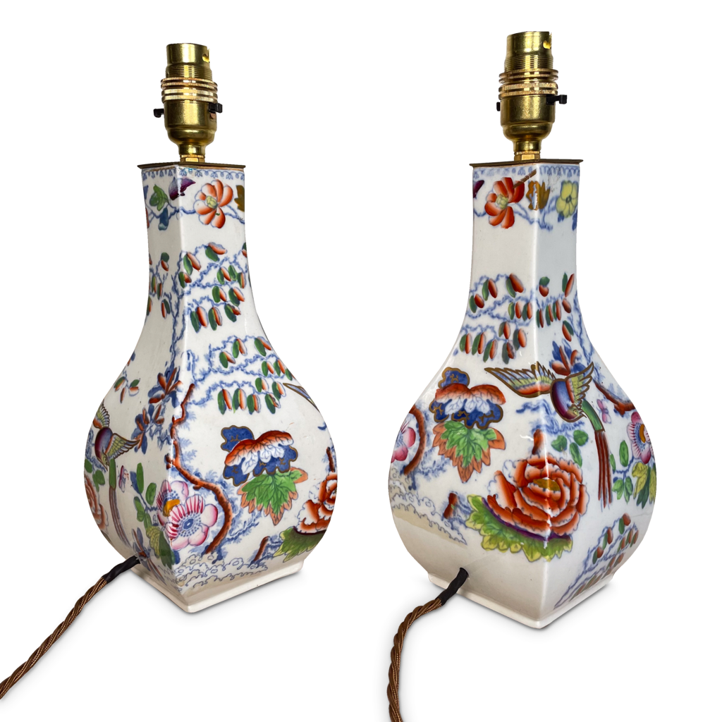 Pair of Masons Vase Table Lamps