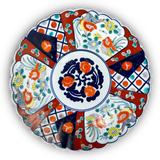 Meiji Period Imari Scallop Edged Charger