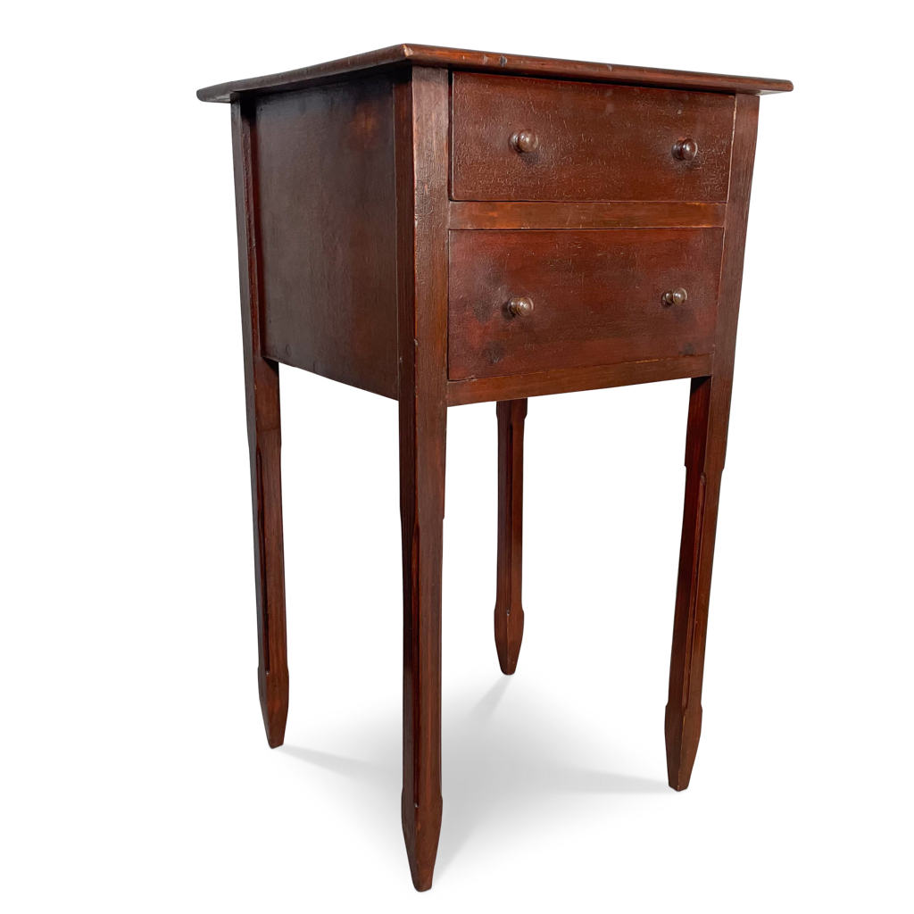 Stained nightstand deals