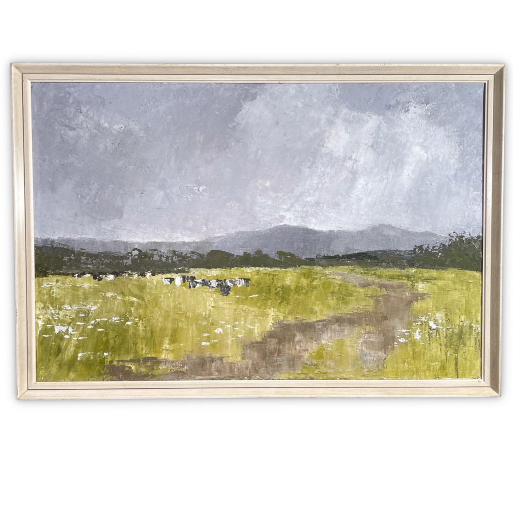 Oil on Canvas Landscape entitled The Malverns by Ann Thistlewaite