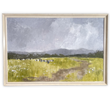 Oil on Canvas Landscape entitled The Malverns by Ann Thistlewaite