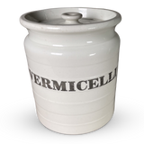 Ironstone Banded Vermicelli Storage Jar