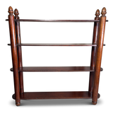 Victorian Mahogany Four Tiered Table Top Shelf