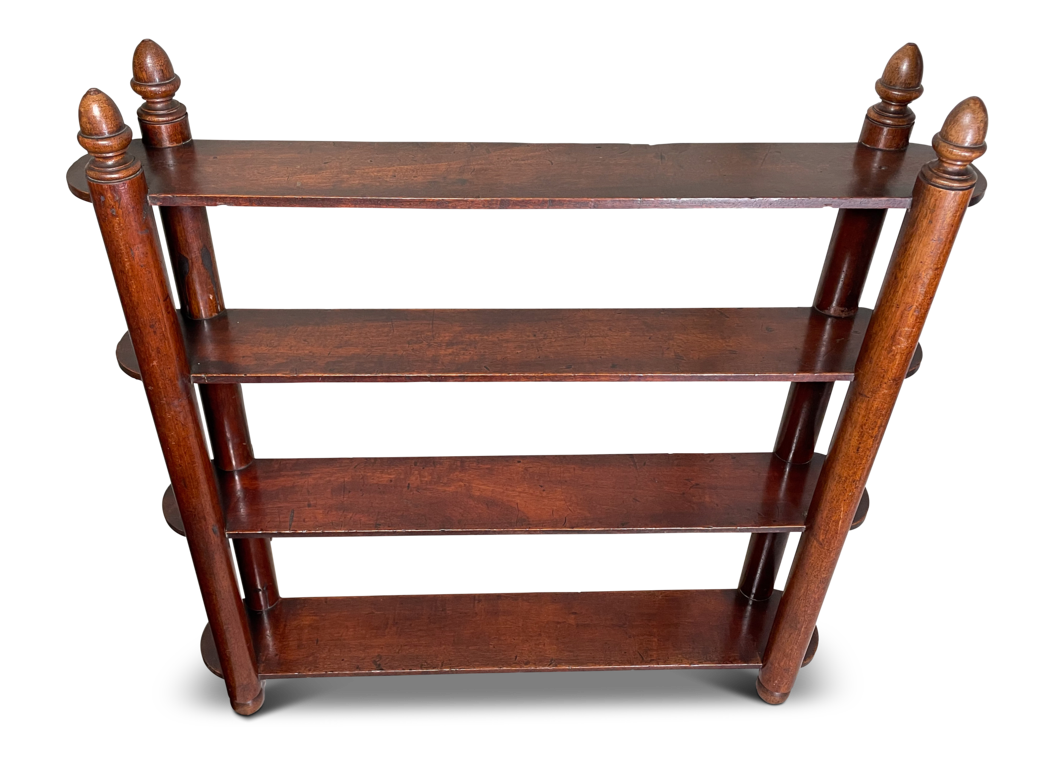 Victorian Mahogany Four Tiered Table Top Shelf