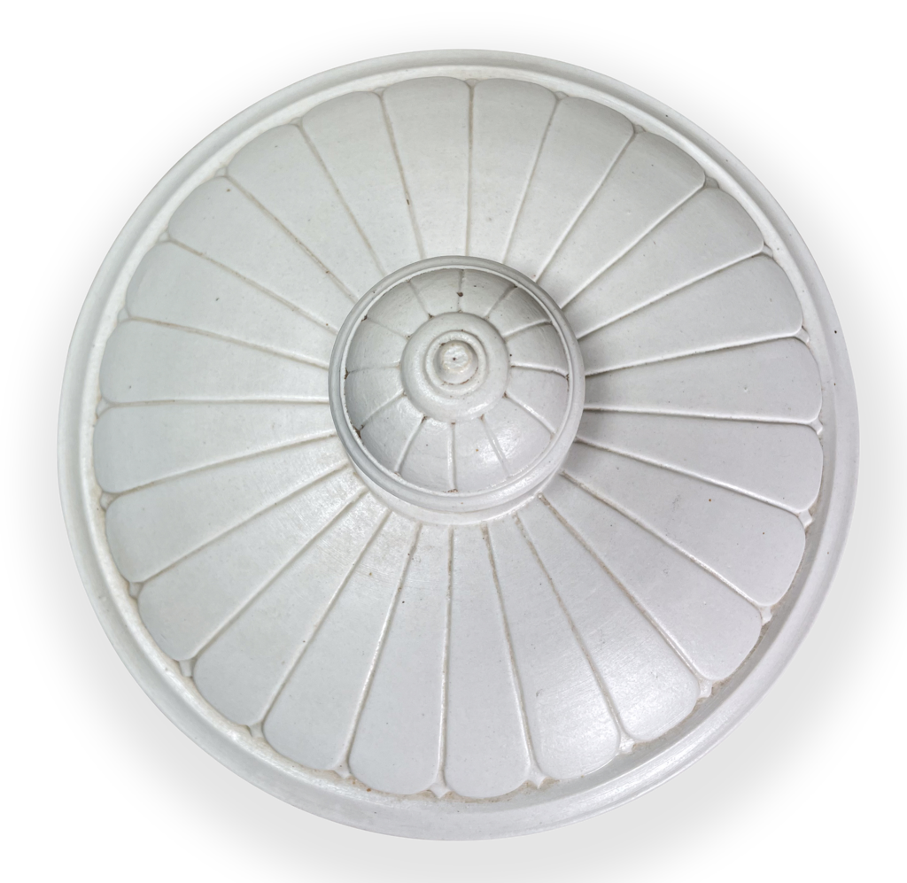 Wedgwood Embossed Ironstone Circular Cheese Cloche with Serving Platter