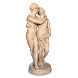 Grand Tour Terracotta Classical Figure of Lovers by Giovanni Mollica