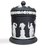 Wedgwood Black Jasperware Lidded Pot