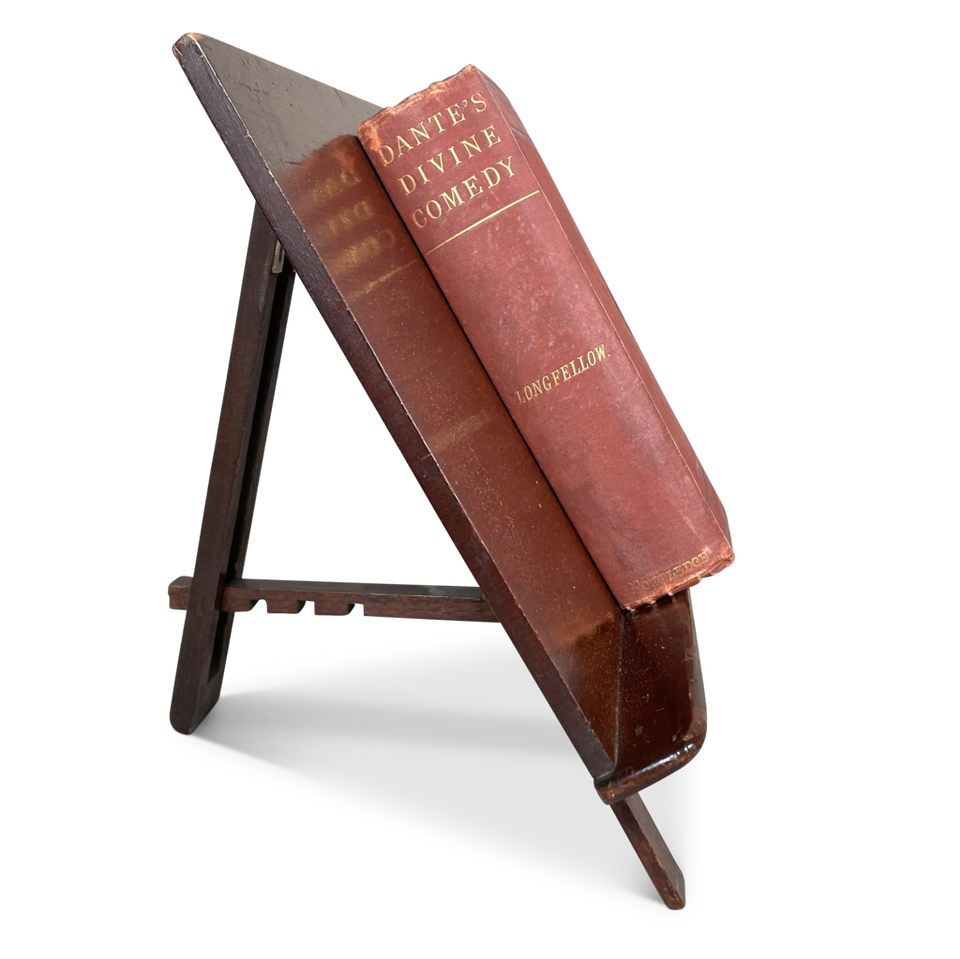 Edwardian Mahogany Table Top Bookstand