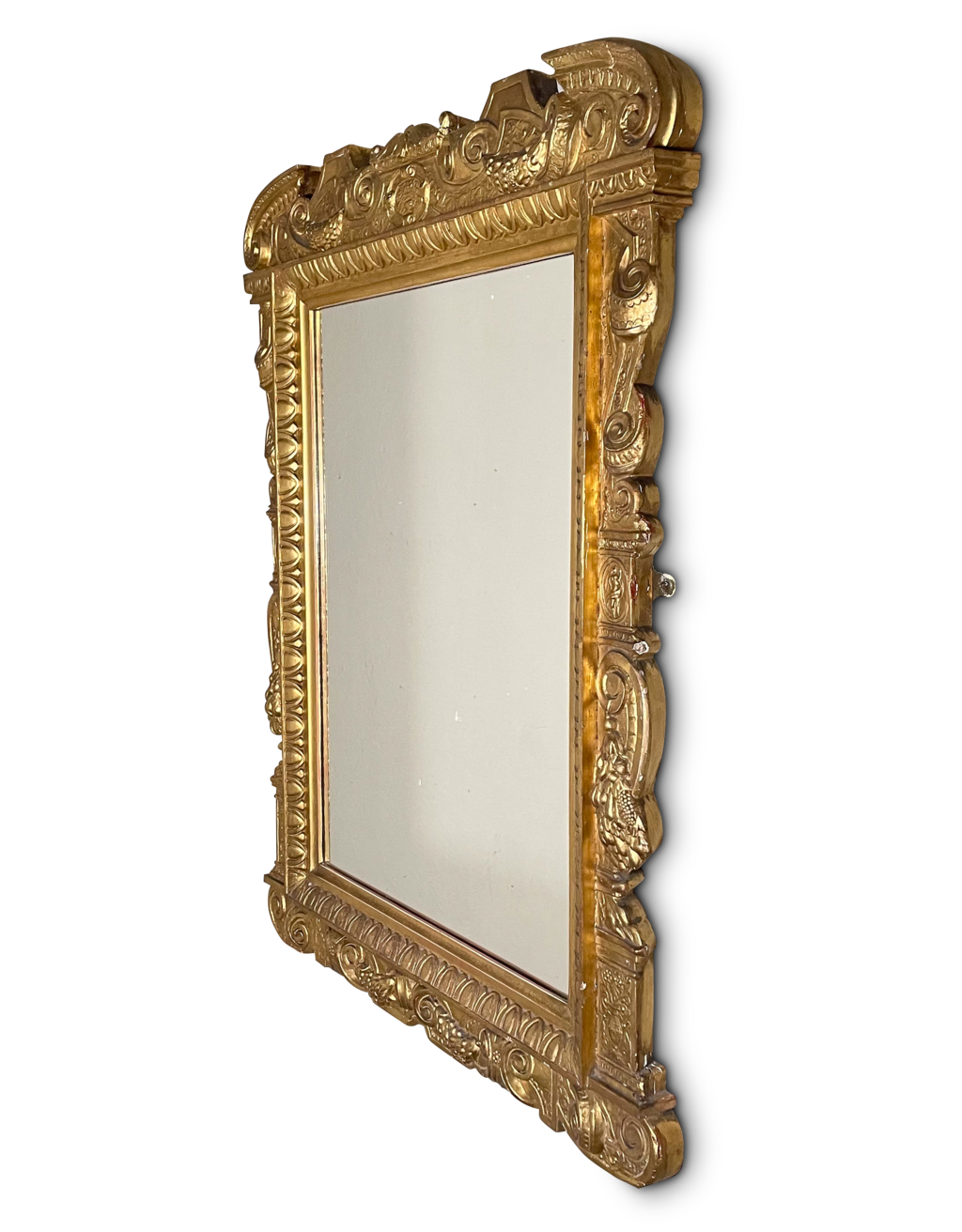 Gilt Wall Mirror with Classical Decoration