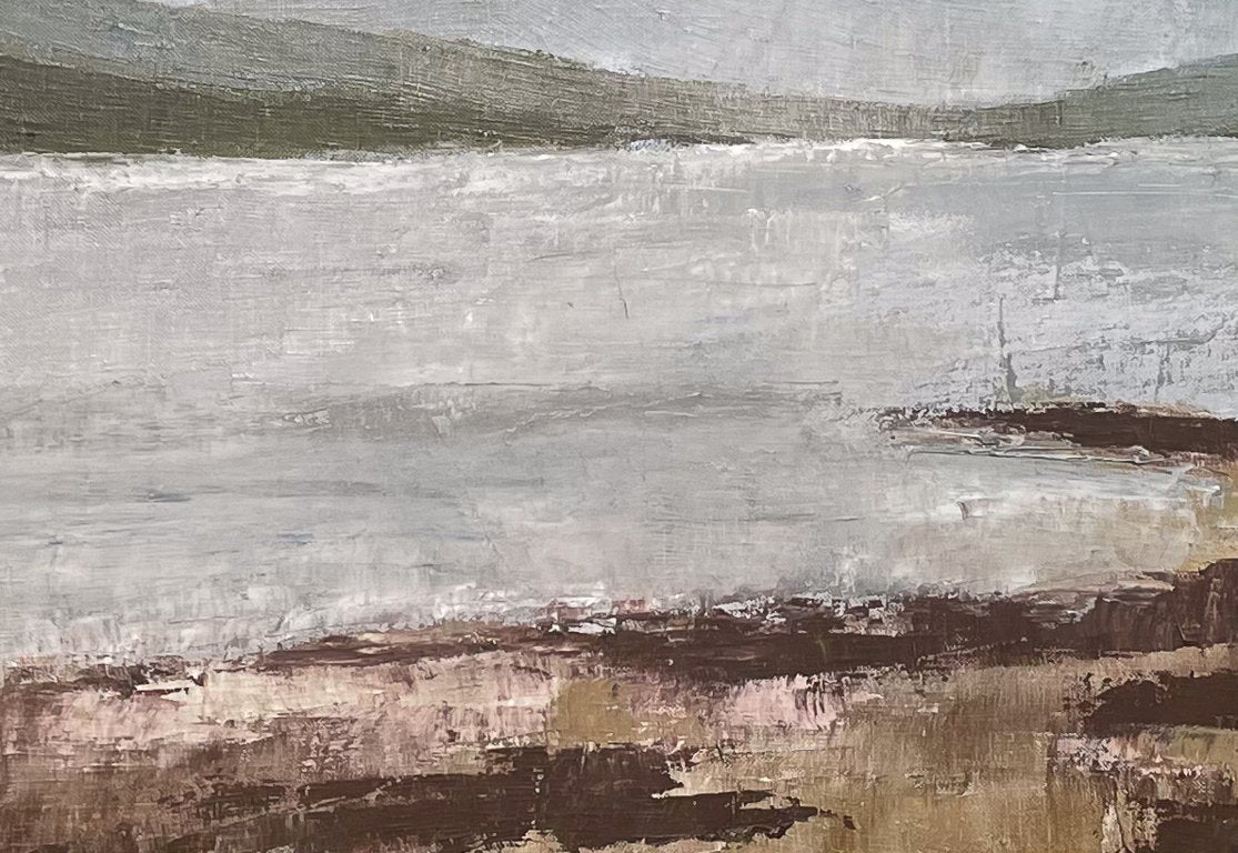 Oil on Canvas of an Untitled Landscape in the Western Isles by Ann Thistlewaite