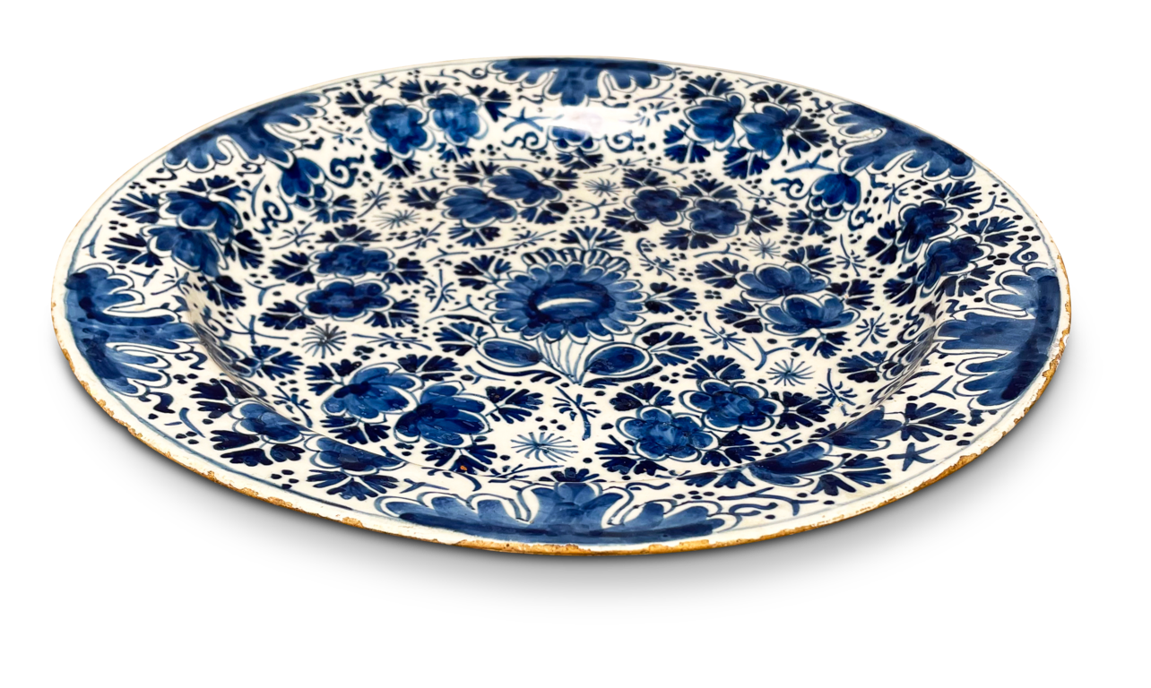 Blue and White Delft Charger