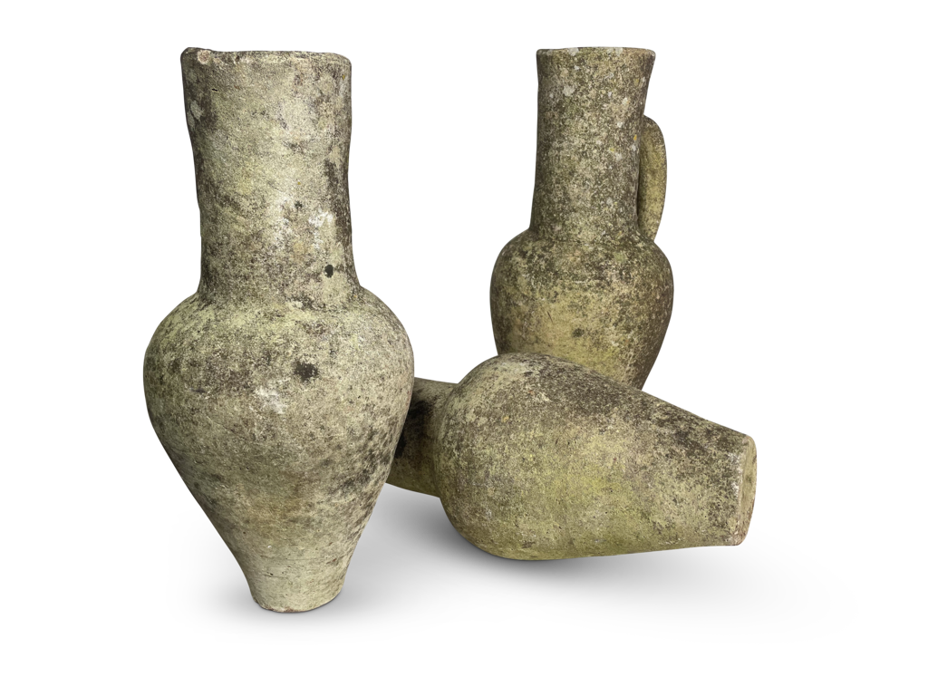 Three Small Terracotta Greek Urns