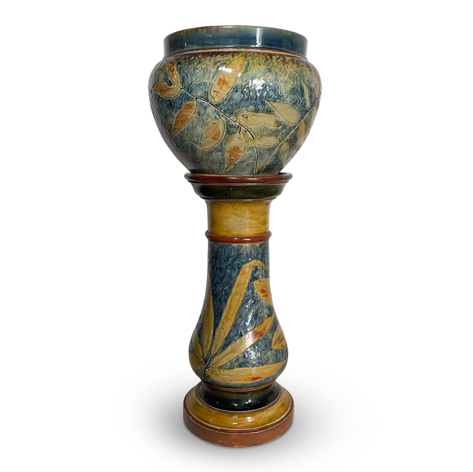 Royal Doulton Jardiniere and Stand