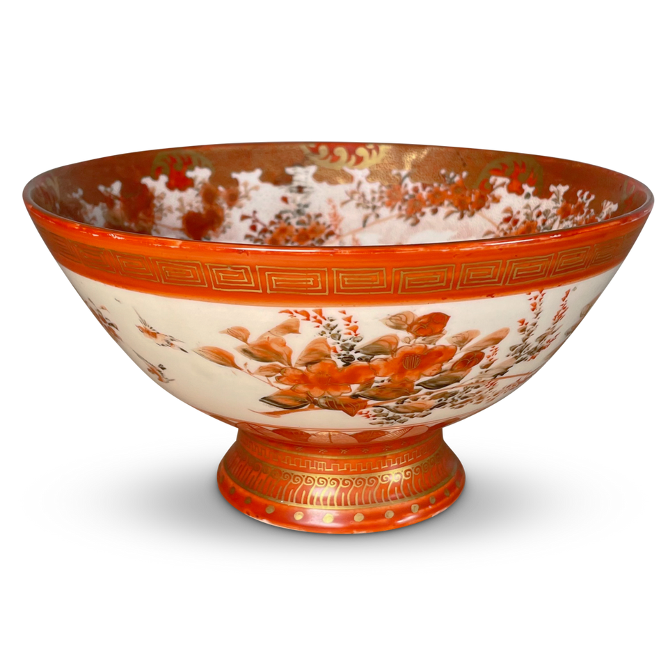 Meiji Period Kutani Bowl