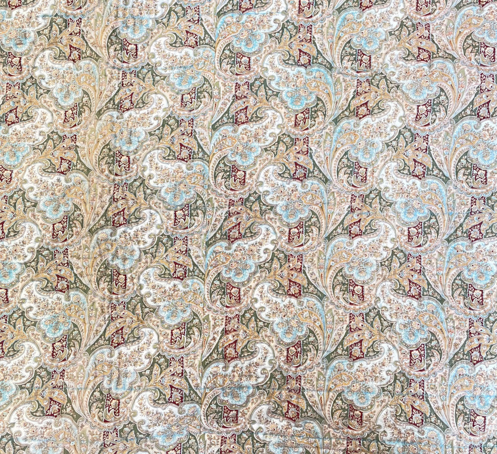 Hand Stitched Paisley Quilt