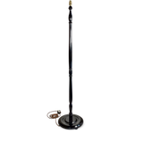 Ebonised Column Floor Lamp