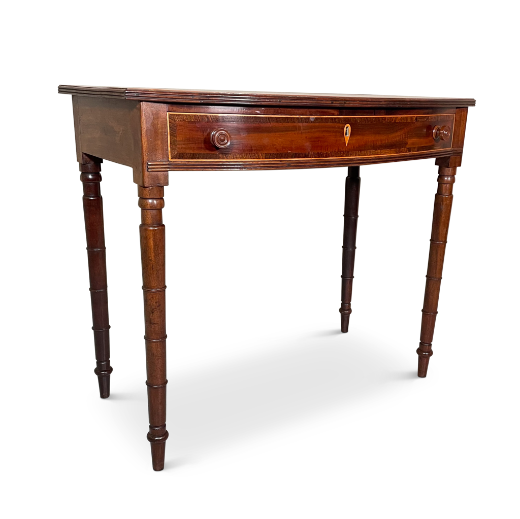 Regency Bow Fronted Side Table