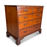 Mahogany Chest of Two over Three Drawers with Dressing Slide