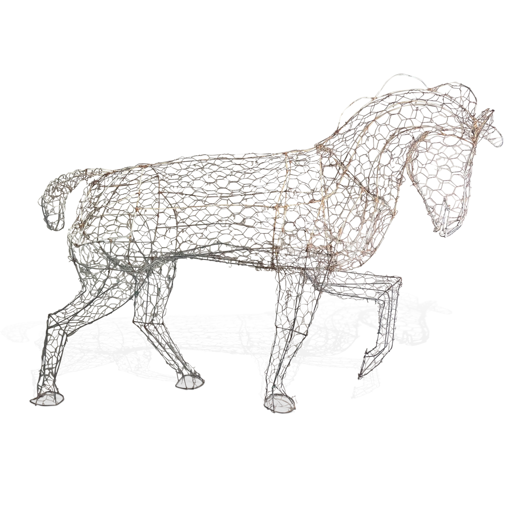 Large Scale Topiary Wirework Horse