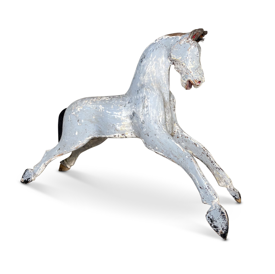 Hand Scraped Wooden Horse