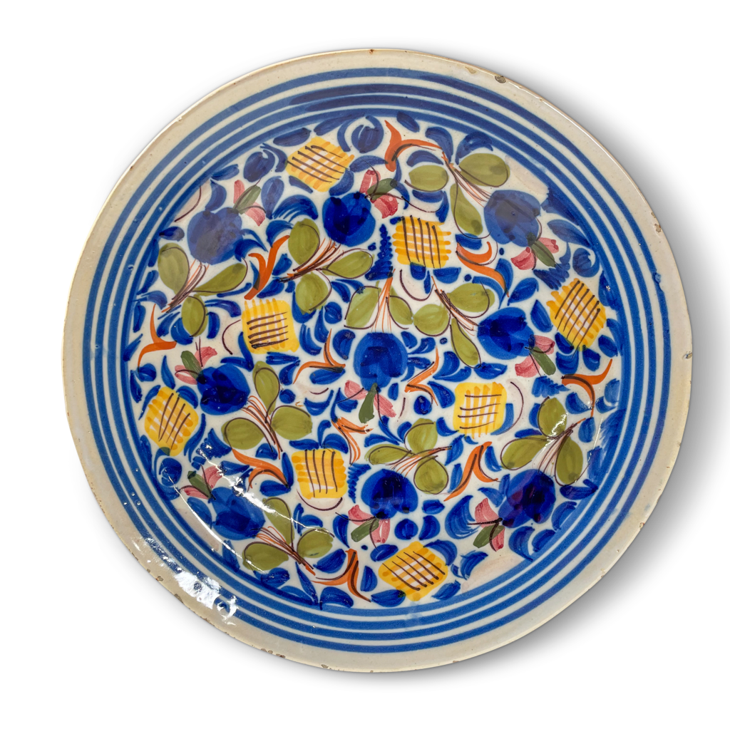 Polychromed French Faience Charger