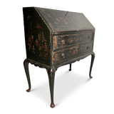 Lacquered Bureau with Chinoiserie Decoration