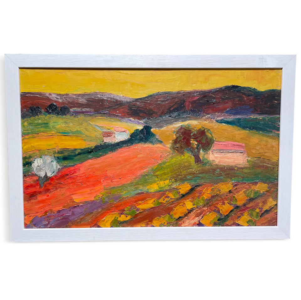 Oil on Canvas Abstract Landscape