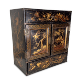 Lacquered Chinoiserie Table Cabinet