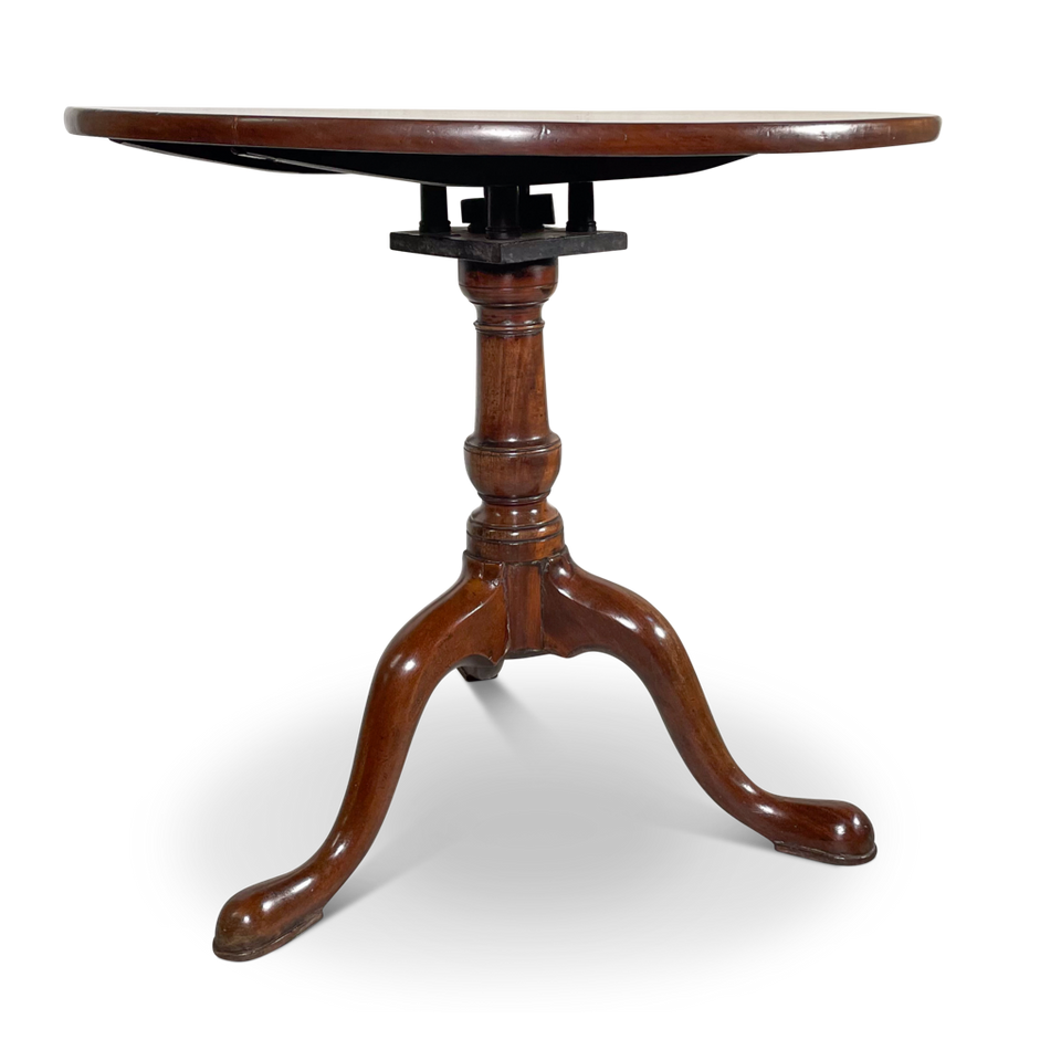 Mahogany Tripod Pedestal Table