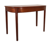 George III Mahogany Demi Lune Table