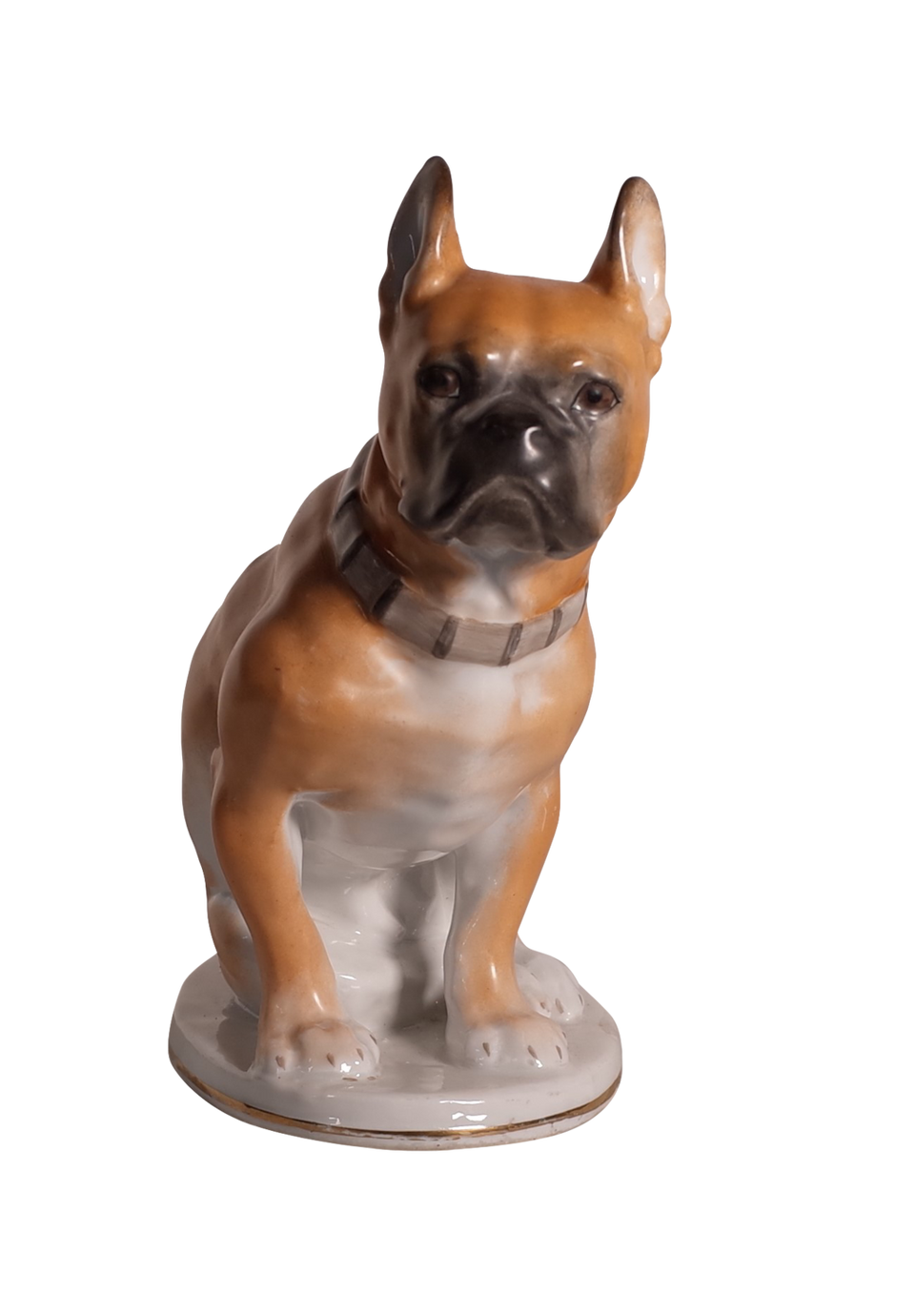 Hand Painted Porcelain French Bulldog