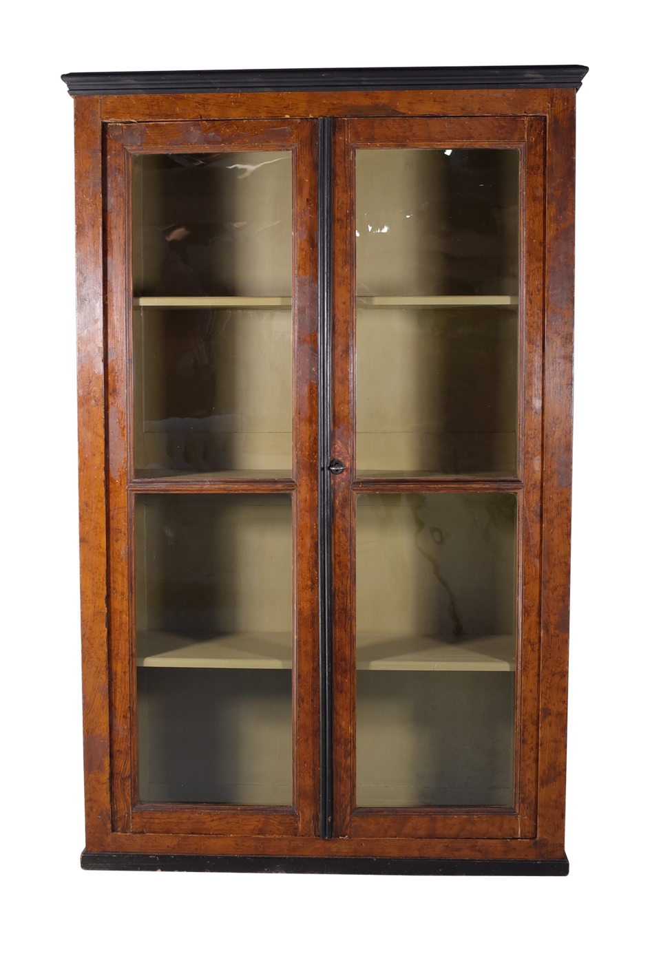 Faux Bois Painted Glazed Cupboard