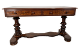 Victorian Mahogany Library Table
