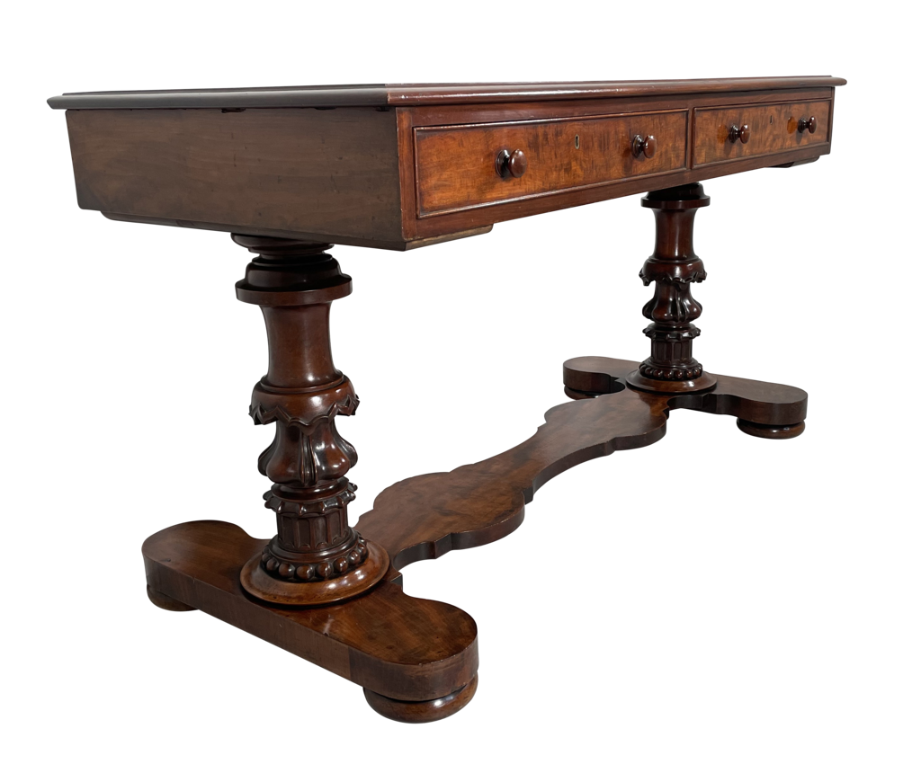 Victorian Mahogany Library Table