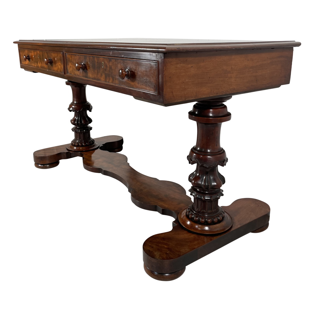 Victorian Mahogany Library Table