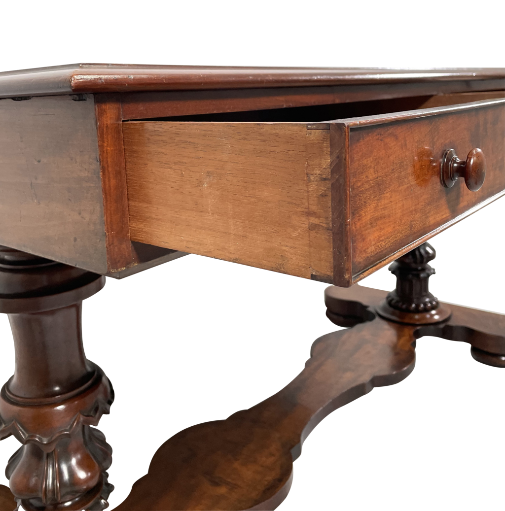 Victorian Mahogany Library Table