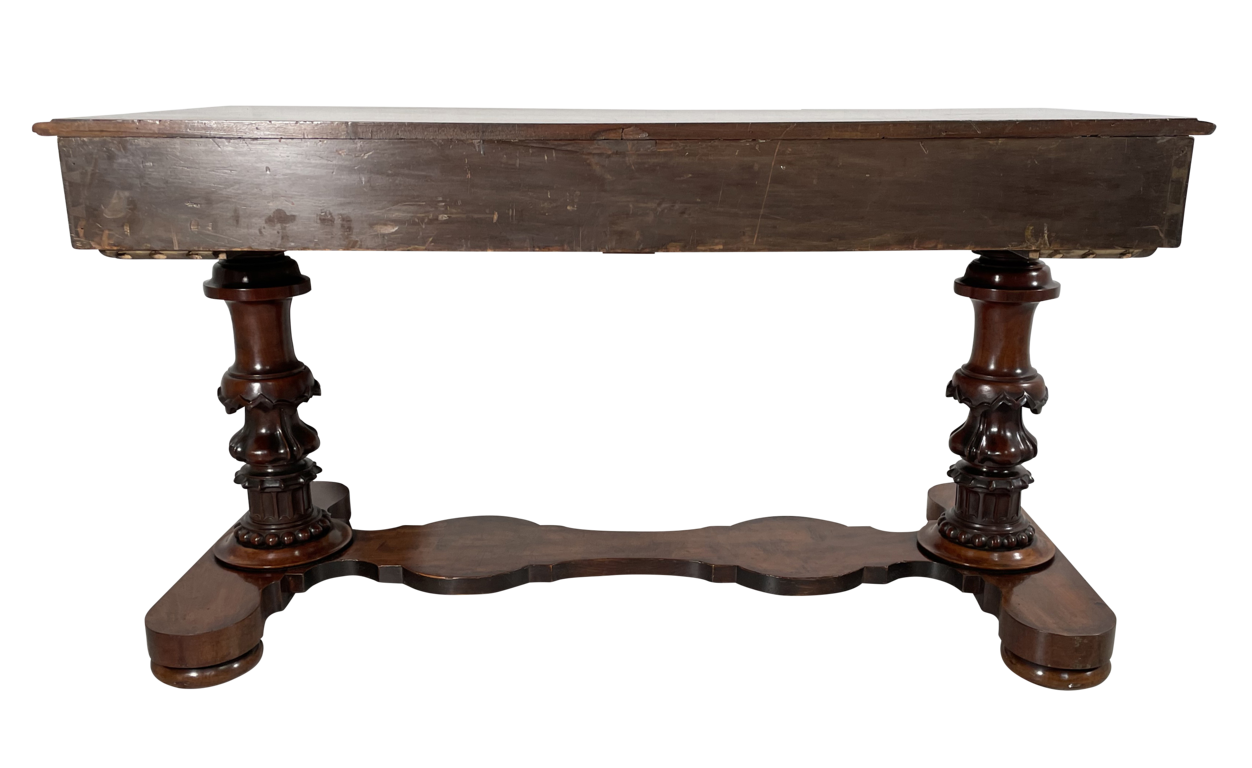 Victorian Mahogany Library Table