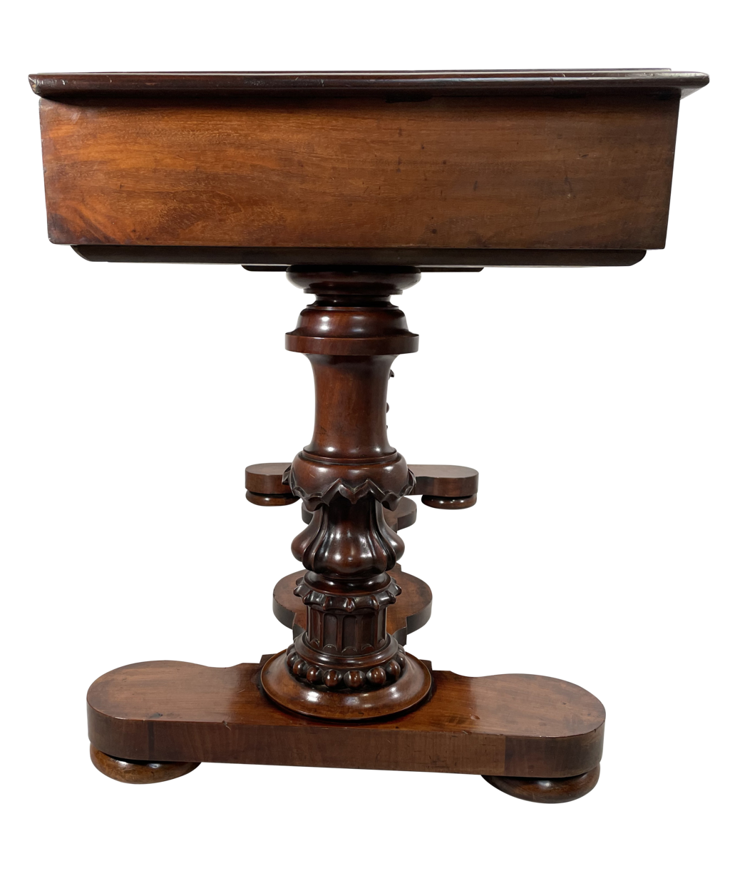 Victorian Mahogany Library Table