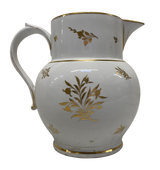Chamberlains Worcester White and Gilt Jug