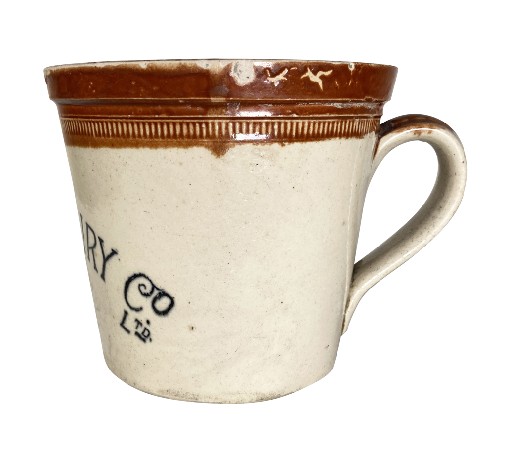 Maypole Dairy Stoneware Handled Crock
