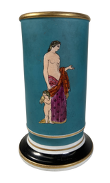 Prattware Spill Vase with Neo-Classical Figures