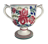 William IV Two Handled Hand Painted Frog Loving Cup