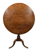 George III Oak Tilt Top Pedestal Tripod Table