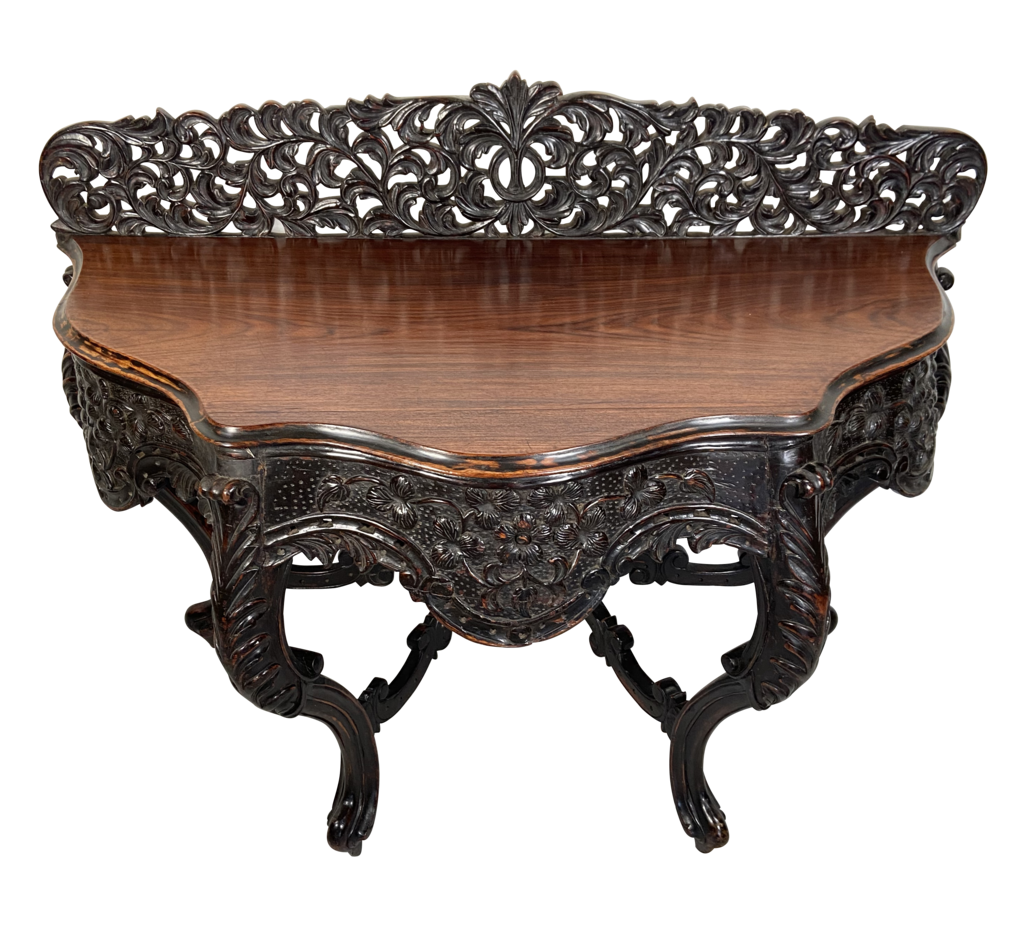 Burmese Padouk Console Table