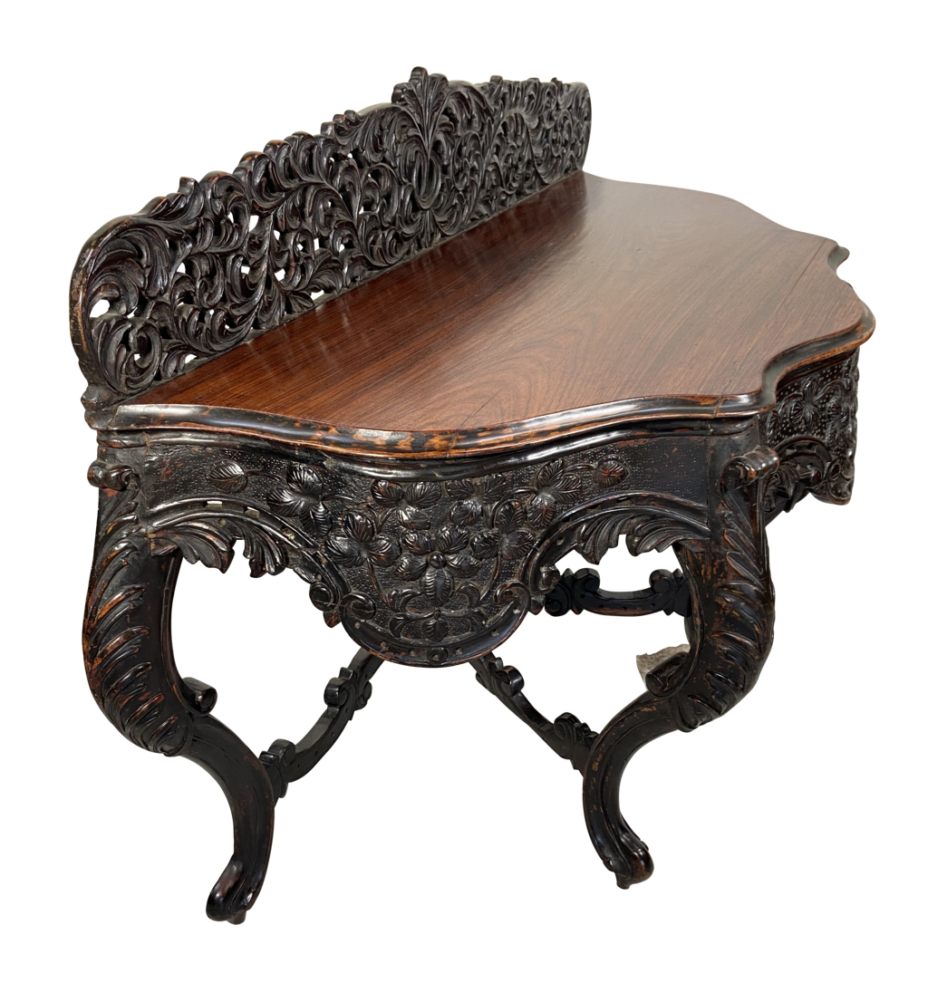 Burmese Padouk Console Table