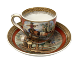 Prattware Cup and Saucer