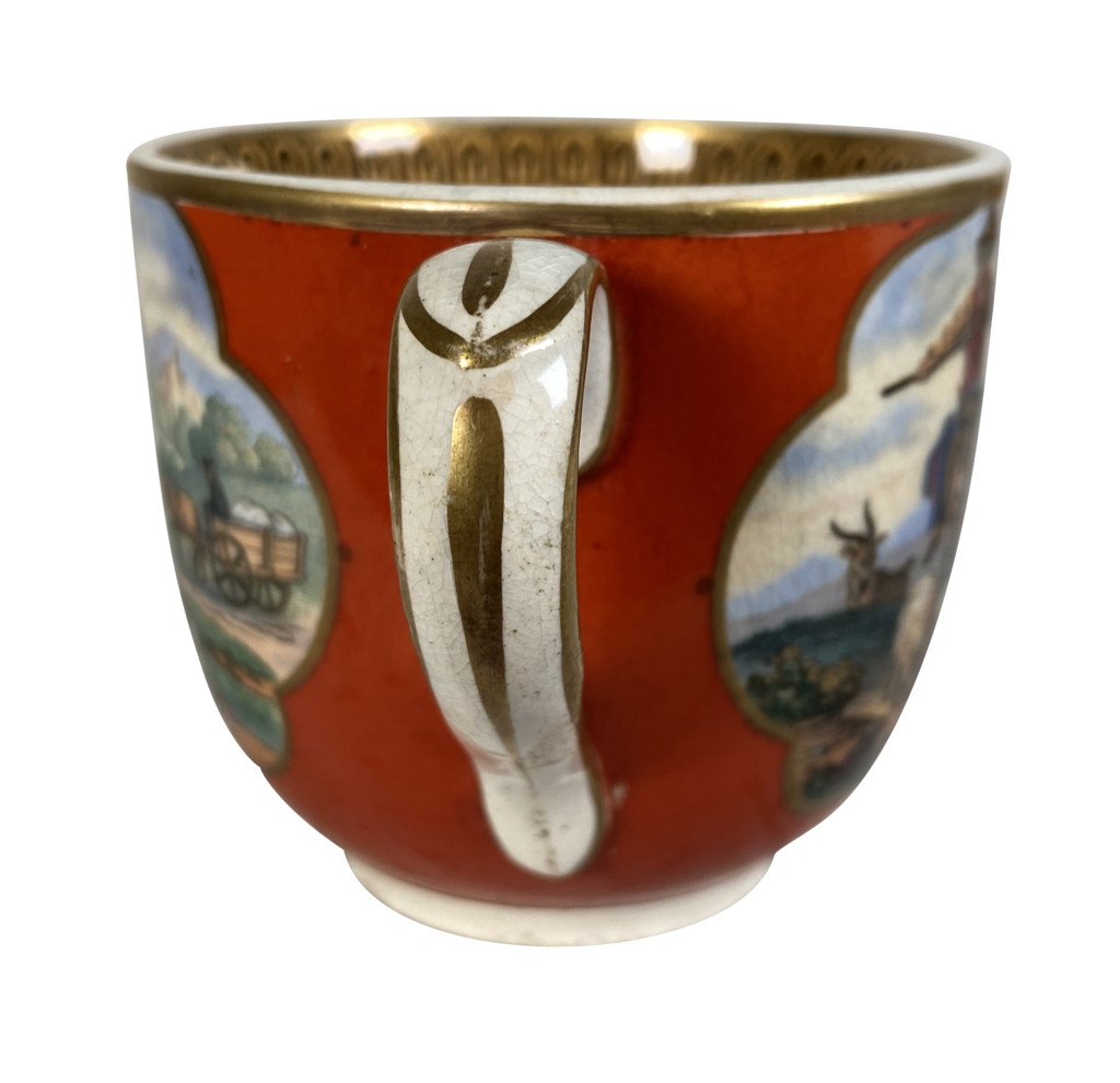 Prattware Cup and Saucer